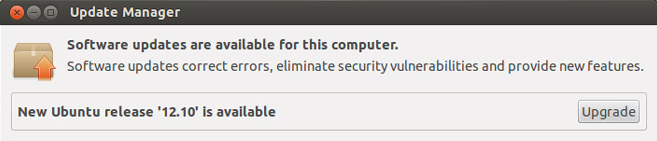 Upgrade to Ubuntu 12.10